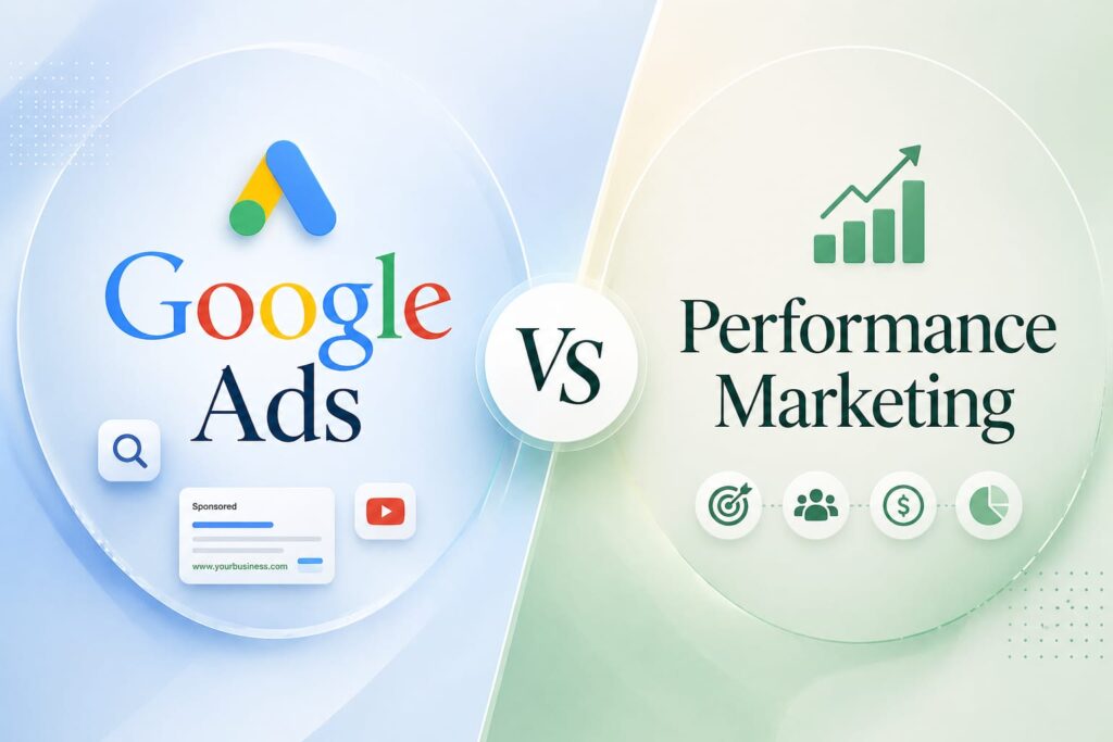 Google Ads Vs Performance Marketing.